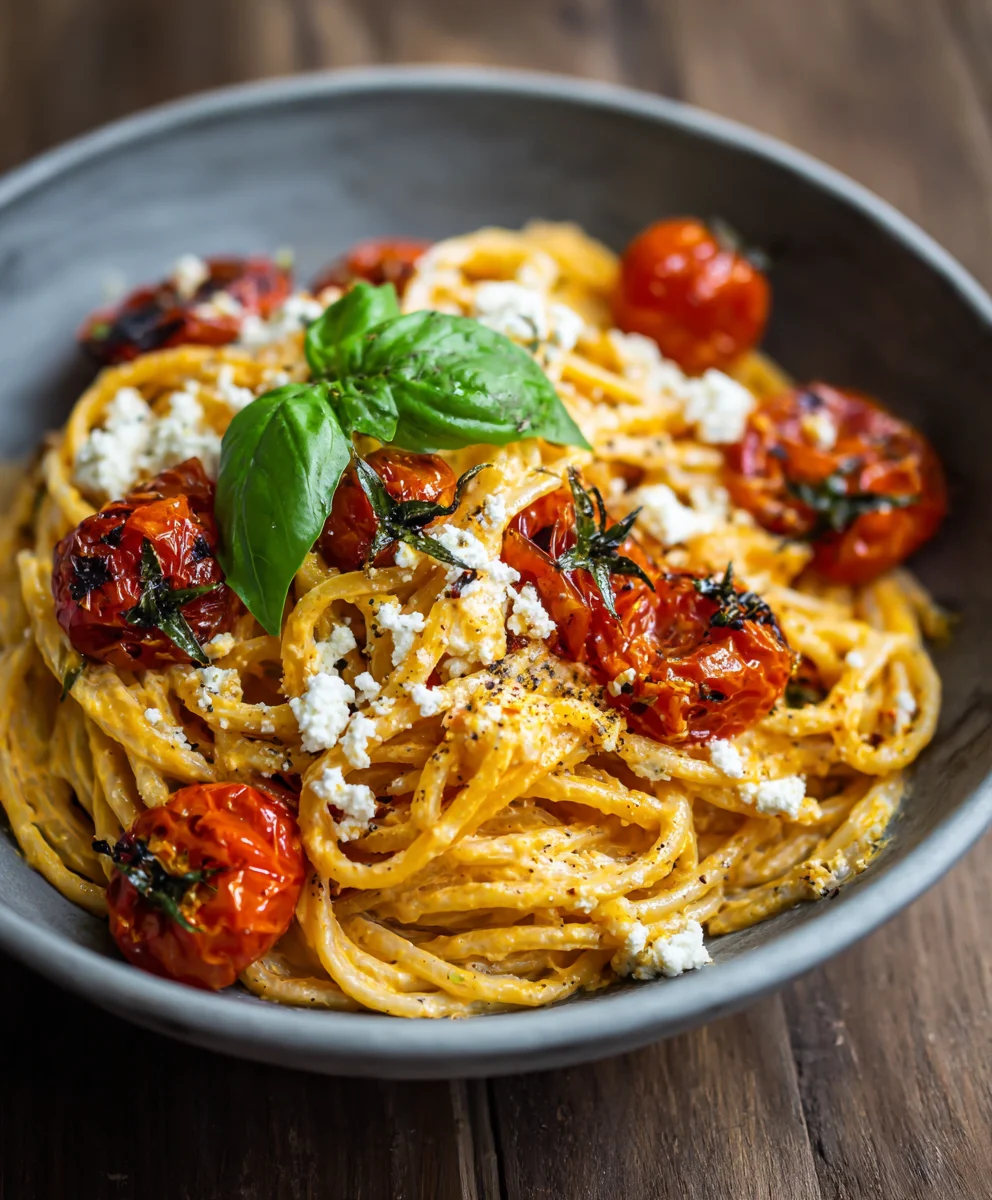 Best Roasted Tomato And Garlic Ricotta Pasta Recipe