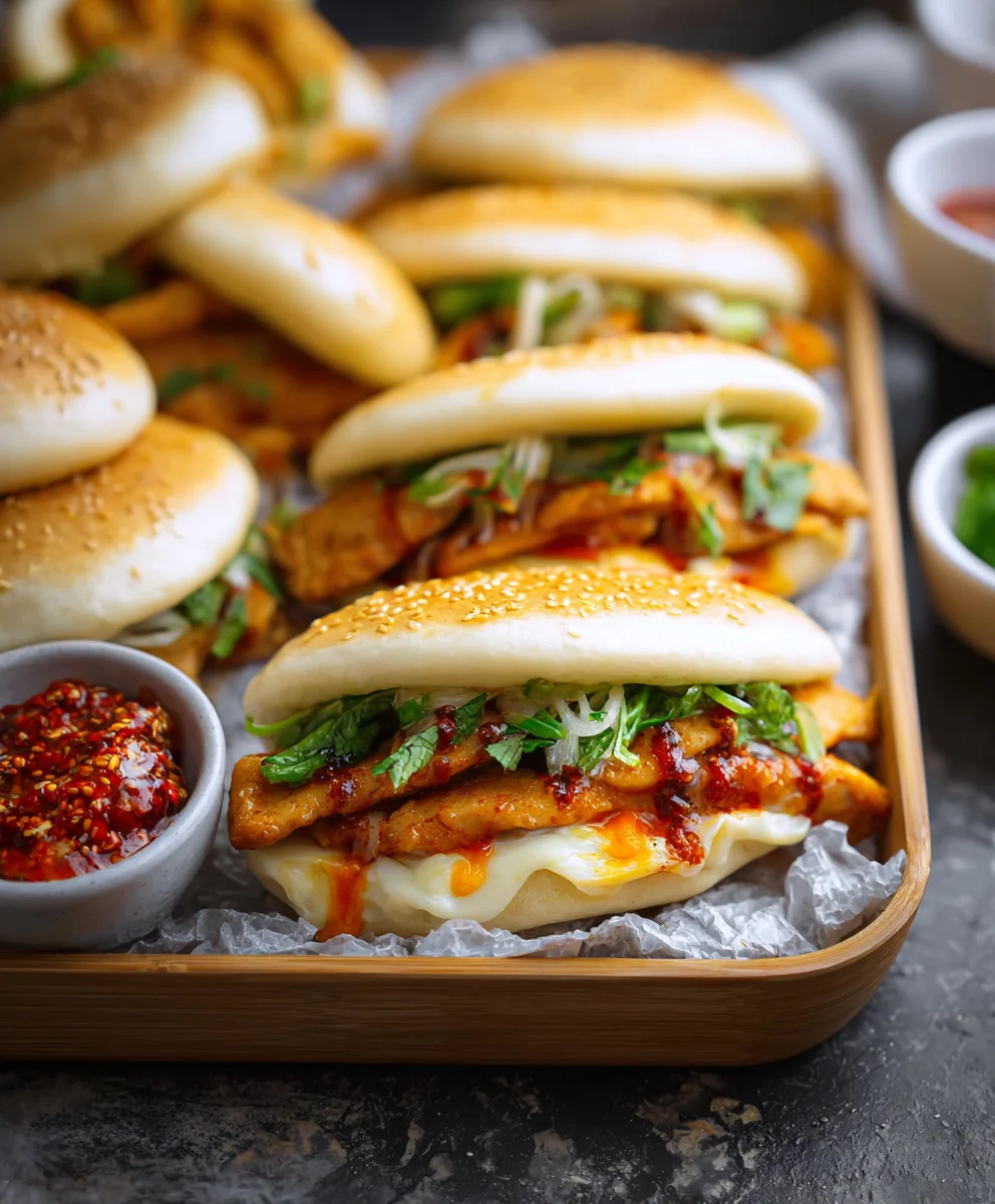 Cheesy Dynamite Chicken Buns: Spicy Gooey Recipe
